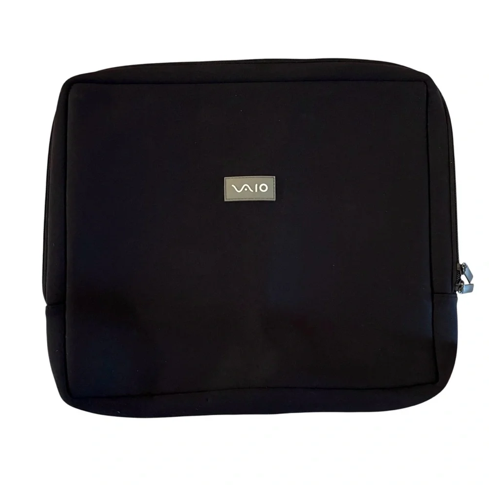 Sony Vaio Black Neoprene Tablet Laptop Case
